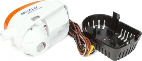 Помпа водооткачивающая SEAFLO трюмная, автоматическая, 12V 750 галлон/час, патрубок 19 мм, ток 5,0 А [SFBP1-G750-11]