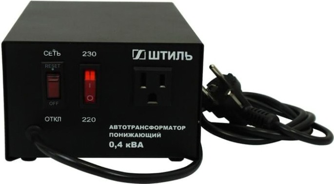 Понижающий автотрансформатор ШТИЛЬ АТ 230-220/100-0,4-50 (черный) [АТ 230-220/СТО-0,4-50 ч/к]