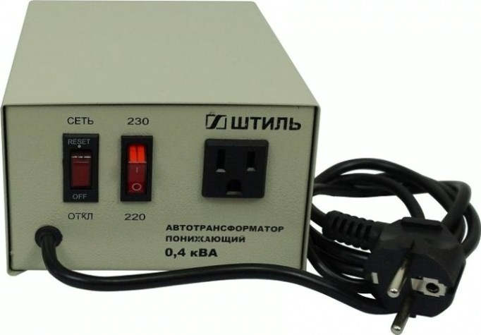 Понижающий автотрансформатор ШТИЛЬ АТ 230-220/100-0,4-50 (серый) [АТ 230-220/СТО-0,4-50 с/к]