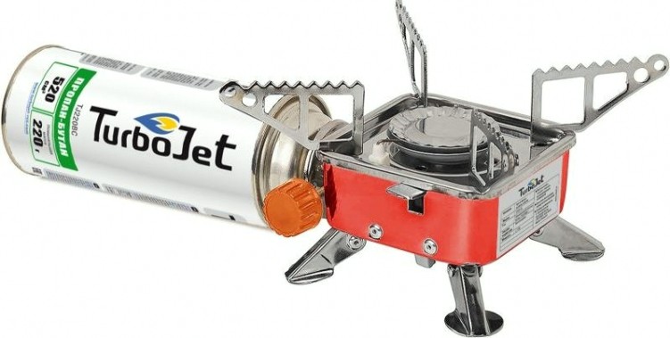 Портативная газовая плитка TurboJet TJ322-B с пьезоподжигом