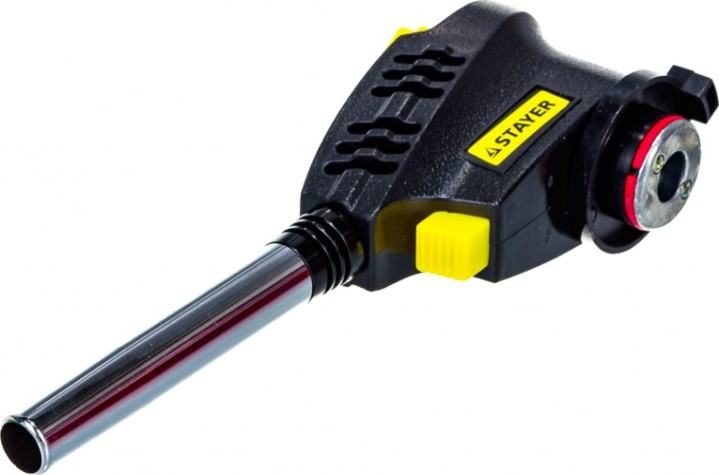 Портативная горелка STAYER PROTerm на баллон, "professional", с пьезоподжигом, регули [55582]