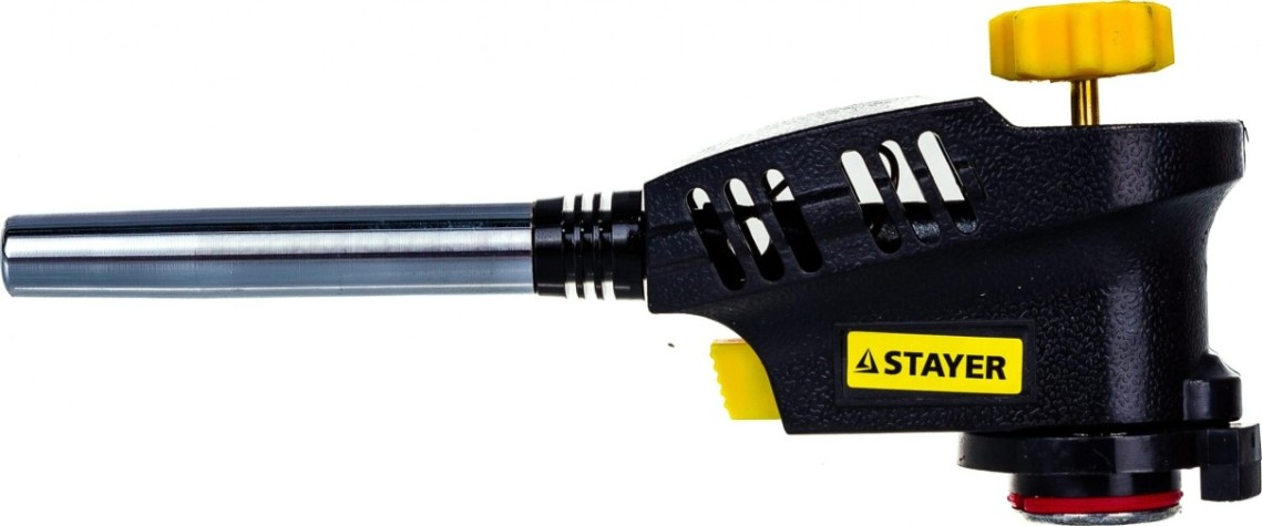 Портативная горелка STAYER PROTerm на баллон, "professional", с пьезоподжигом, регули [55582]