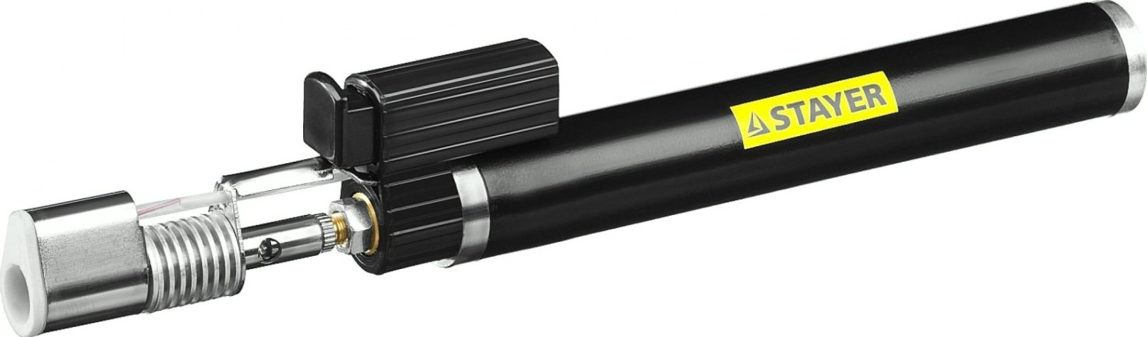 Портативная горелка STAYER PROTerm "professional" 2в1, пьезоподжиг, регулировка пламе [55505-H6]