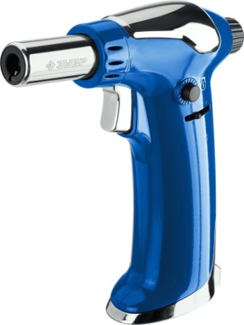 Портативная горелка ЗУБР АГ-17 автономная с пъезоподжигом, 1300°С [55518]