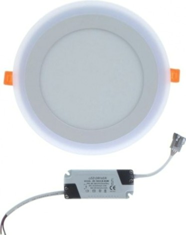 Потолочный светодиодный светильник GAUSS Backlight круг 12+4w 960lm 4000k 3 реж led [BL119]