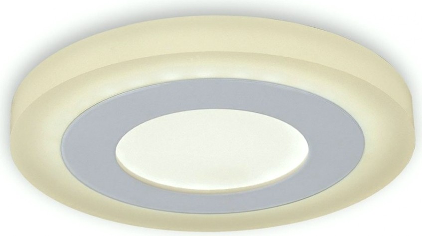 Потолочный светодиодный светильник GAUSS Backlight круг 3+3w 350lm 3000k 3 реж led [BL114]