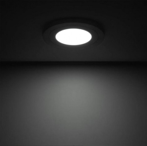 Потолочный светодиодный светильник GAUSS Backlight круг 6+3w 540lm 4000k 3 реж led [BL117]