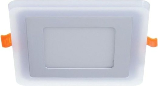 Потолочный светодиодный светильник GAUSS Backlight квадрат 6+3w 540lm 3000k 3 реж led [BL122]