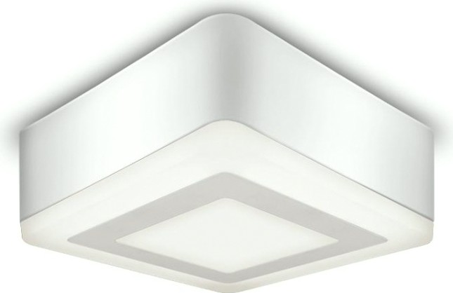 Потолочный светодиодный светильник GAUSS Backlight накладной квадрат. акрил, 6+3w, led 3000k [BL222]