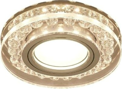 Потолочный светодиодный светильник GAUSS BL044 backlight кругл. кристалл/хром, gu5.3, led 2700k Потолочный светодиодный светильник GAUSS BL044 backlight кругл. кристалл/хром, gu5.3, led 2700k