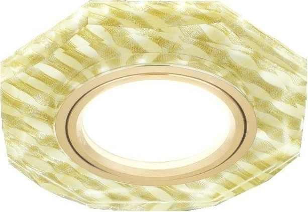 Потолочный светодиодный светильник GAUSS BL079 backlight восемь гран. золотые нити/золото, gu5.3, Потолочный светодиодный светильник GAUSS BL079 backlight восемь гран. золотые нити/золото, gu5.3,