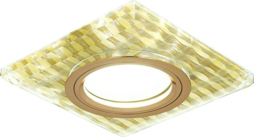 Потолочный светодиодный светильник GAUSS BL081 backlight квадрат. золотые нити/золото, gu5.3, led Потолочный светодиодный светильник GAUSS BL081 backlight квадрат. золотые нити/золото, gu5.3, led