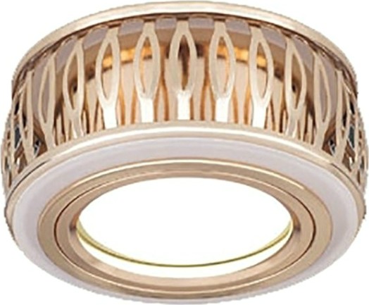 Потолочный светодиодный светильник GAUSS BL096 backlight кругл. золото/белый, gu5.3, 3w, led 3000 Потолочный светодиодный светильник GAUSS BL096 backlight кругл. золото/белый, gu5.3, 3w, led 3000