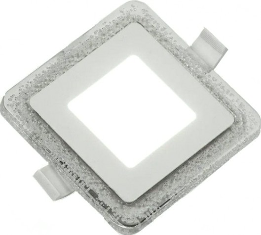 Потолочный светодиодный светильник GAUSS BL320 bubbles кв3+3w, 350lm 3000k 3 реж.