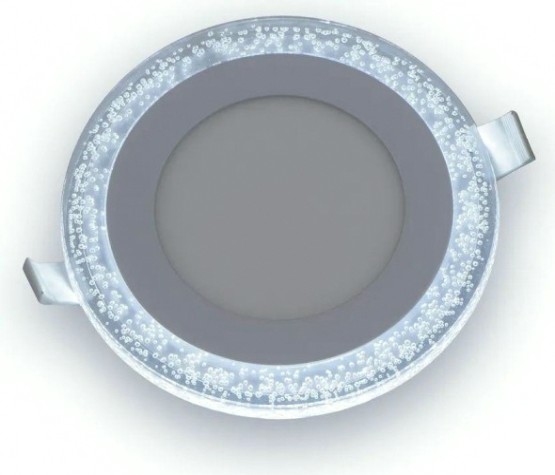 Потолочный светодиодный светильник GAUSS Bubbles круг 6+3w, 540lm 4000k 3 режима led [BL317]