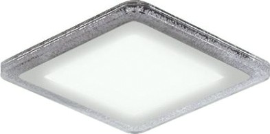 Потолочный светодиодный светильник GAUSS Bubbles квадрат 12+4w, 1200lm 4000k 3 реж led [BL325]