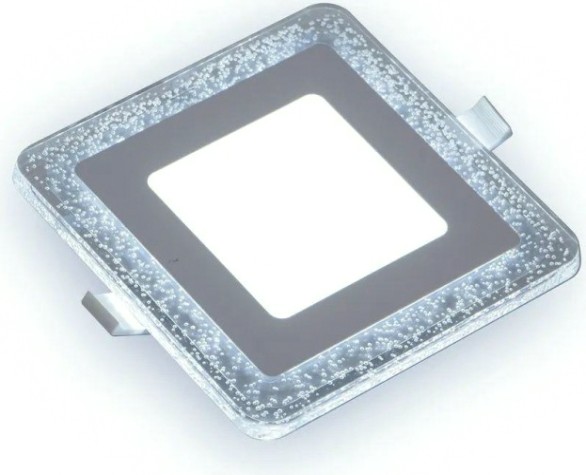 Потолочный светодиодный светильник GAUSS Bubbles квадрат 6+3w, 540lm 4000k 3 реж led [BL323]