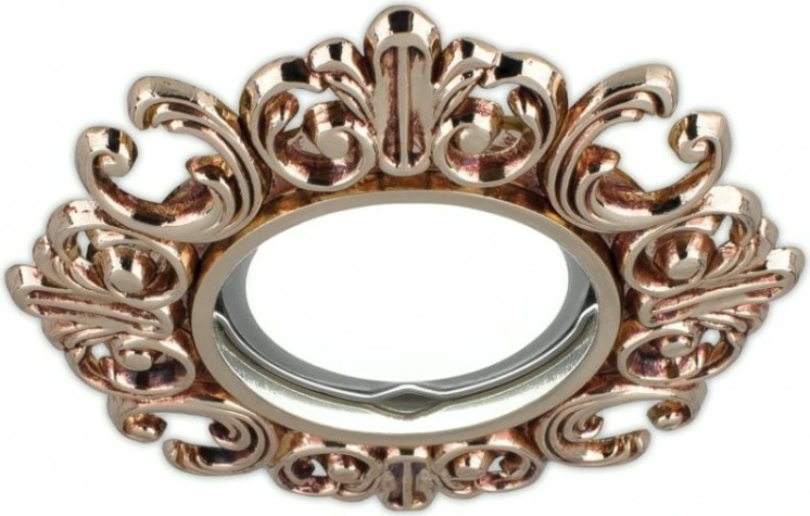 Потолочный светодиодный светильник GAUSS CA046 antique круг. gu5.3