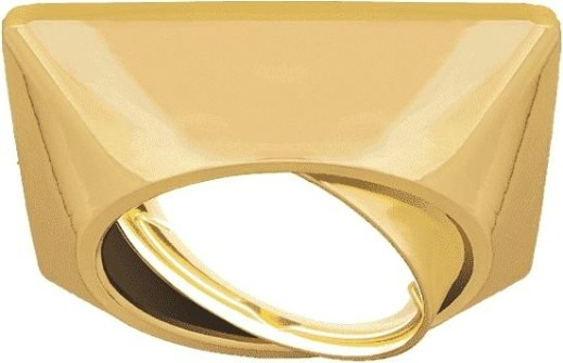 Потолочный светодиодный светильник GAUSS CA073 metal exclusive круг. золото, gu5.3
