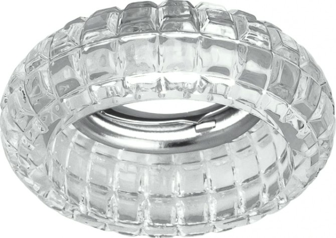 Потолочный светодиодный светильник GAUSS CR009 glass кристал, gu5.3