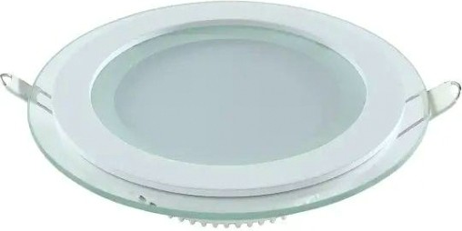 Потолочный светодиодный светильник GAUSS Glass круг 6w 450lm 3000k с дек стеклом led [947111106]