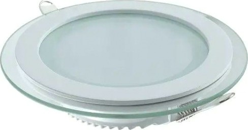 Потолочный светодиодный светильник GAUSS Glass круг18w 1480lm 4000k с дек стеклом led [947111218]