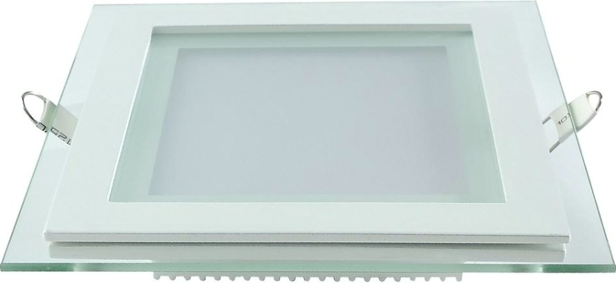 Потолочный светодиодный светильник GAUSS Glass квадрат 18w 1480lm 4000k с дек стек led [948111218]