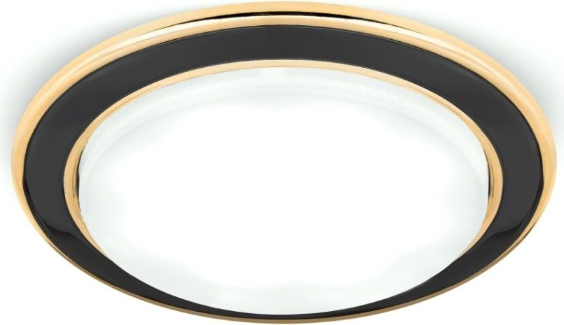 Потолочный светодиодный светильник GAUSS GX104 tablet золото/черный, gx53
