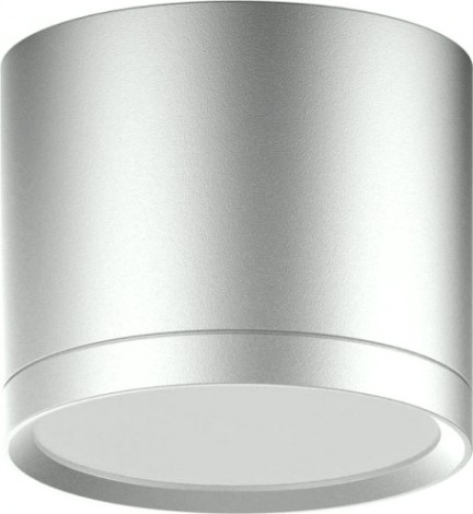 Потолочный светодиодный светильник GAUSS HD021 накладной с рассеивателем 10w (хром сатин) 3000k 8