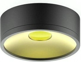 Потолочный светодиодный светильник GAUSS HD040 overhead накл цил 12w 770lm 4000k золото