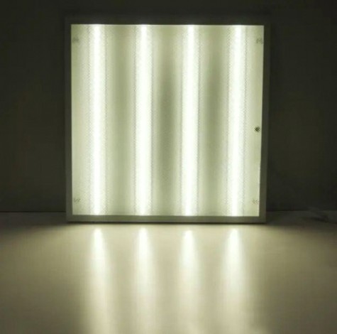 Потолочный светодиодный светильник GAUSS IP20 36w 2900lm 4000k призматический с выведеным кабеле [842123227]