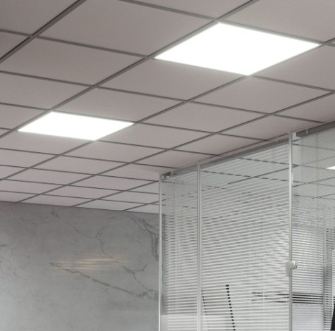 Потолочный светодиодный светильник GAUSS MiR mir 35w 3000lm 4000k ip40 опал с бап [G1-A0-00070-01GA2-2003540]