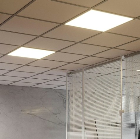 Потолочный светодиодный светильник GAUSS MiR mir 35w 3500lm 5000k ip40 грильято призма [G1-R3-00010-31GA3-2003550]