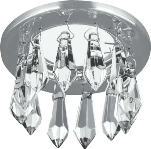 Потолочный светодиодный светильник GAUSS PT001 brilliance, кристалл/хром, gu5.3