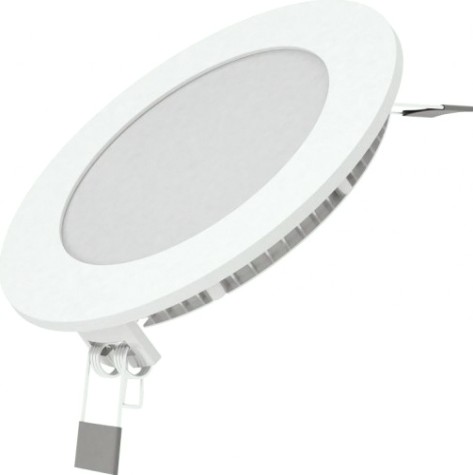 Потолочный светодиодный светильник GAUSS Slim круг 6w 460lm 6500k [939111306]