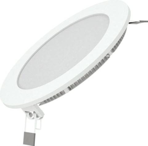 Потолочный светодиодный светильник GAUSS Slim круг 9w 610lm 3000k [939111109]
