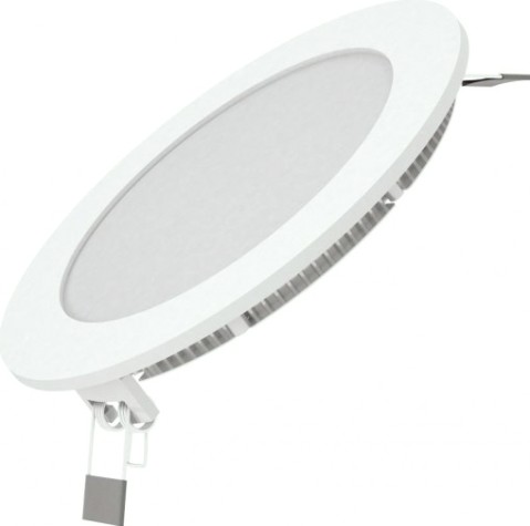 Потолочный светодиодный светильник GAUSS Slim круг 9w 750lm 6500k [939111309]