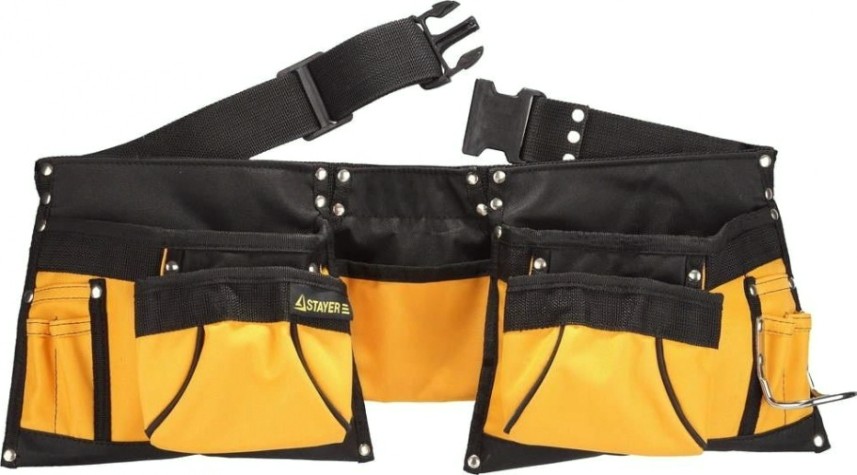 Пояс для инструментов STAYER MASTER нейлоновый, 12 карманов 38610 [38610]