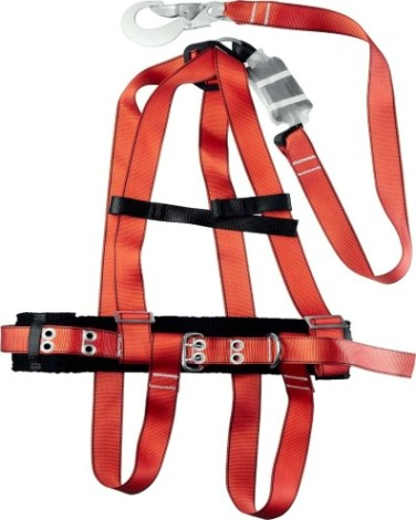 Пояс лямочный ЗУБР Урал ленточный строп с амортизатором 11583 [11583]