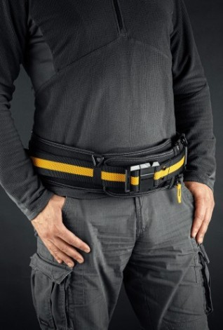 Пояс монтажника KRAFTOOL KB-2 для сумок с быстрос. креплением FastClip 80-122 см [38763]