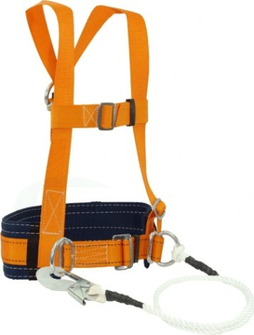 Пояс страховочный МОЛОТ УС II ВД удерживающая система, c лямками, строп 3 м, XL
