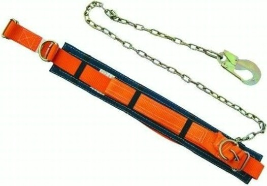 Пояс удерживающий МОЛОТ УС I Г без лямок, строп из цепи, карабин К1 [УС 1 Г]