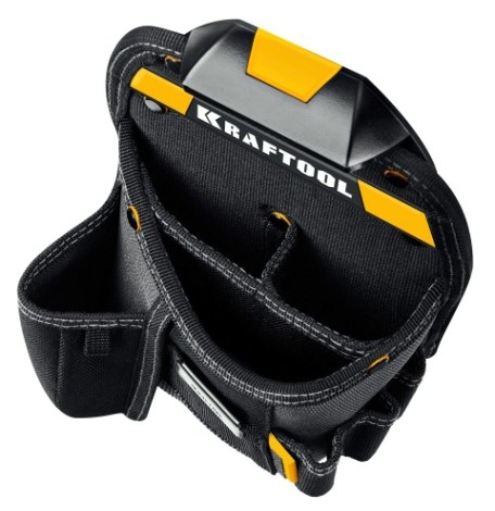 Поясная сумка KRAFTOOL KP-8 с креплением FastClip, 8 карманов, 170х260 мм [38776]