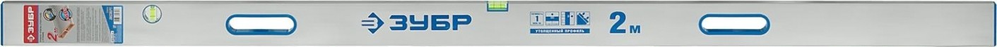Правило ЗУБР PROFI ППУ ручками 2.0 м, с уровнем [1075-2.0_z01]