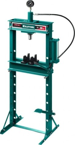 Пресс гидравлический KRAFTOOL PMP-20 с гидронасосом и манометром 20 т 43472-20 [43472-20]