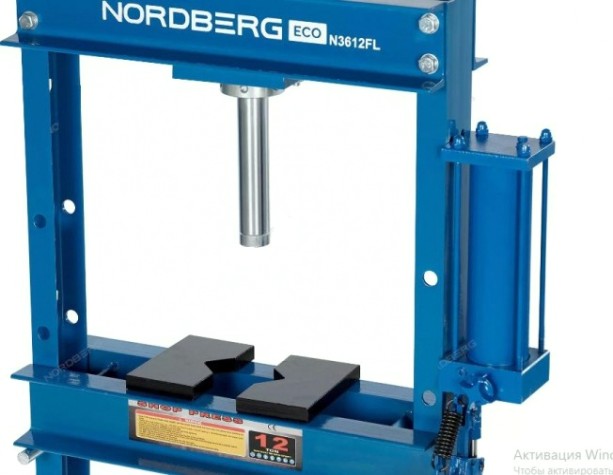 Пресс гидравлический NORDBERG N3612FL 12т, разборная рама [ЦБ-0008608]