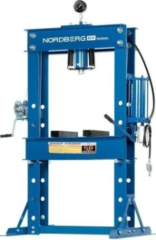 Пресс гидравлический NORDBERG N3650AL 50т, разборная рама, пневмопривод [ЦБ-0008613]