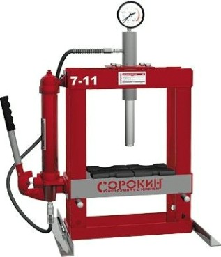 Пресс гидравлический СОРОКИН 7.11 10 т