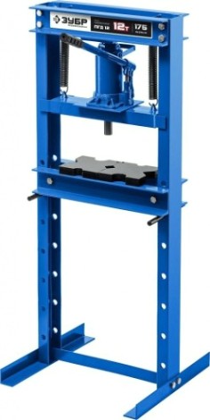 Пресс гидравлический ЗУБР ПГД-12 с домкратом и возвратными пружинами, 12т [43070-12]