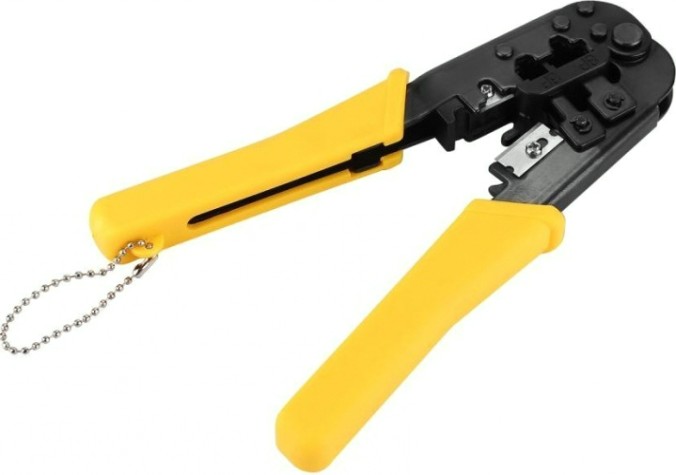 Пресс-клещи DEKO DKCT01 для витой пары rj45 (кримпер) [062-2222]